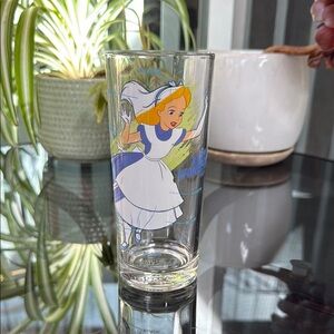 Alice in Wonderland Ink & Paint Glass